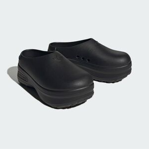 Like New ADIFOM STAN SMITH MULE SHOES Black